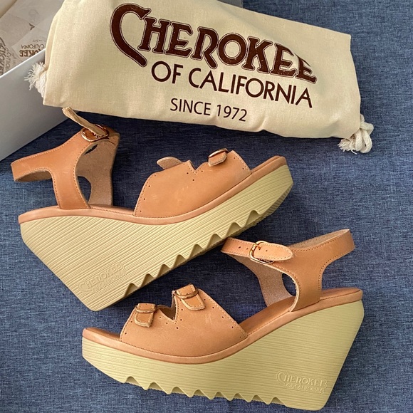 Cherokee Shoes - NIB Cherokee “Stevie” Wedge Sandals size 40/9.5-10